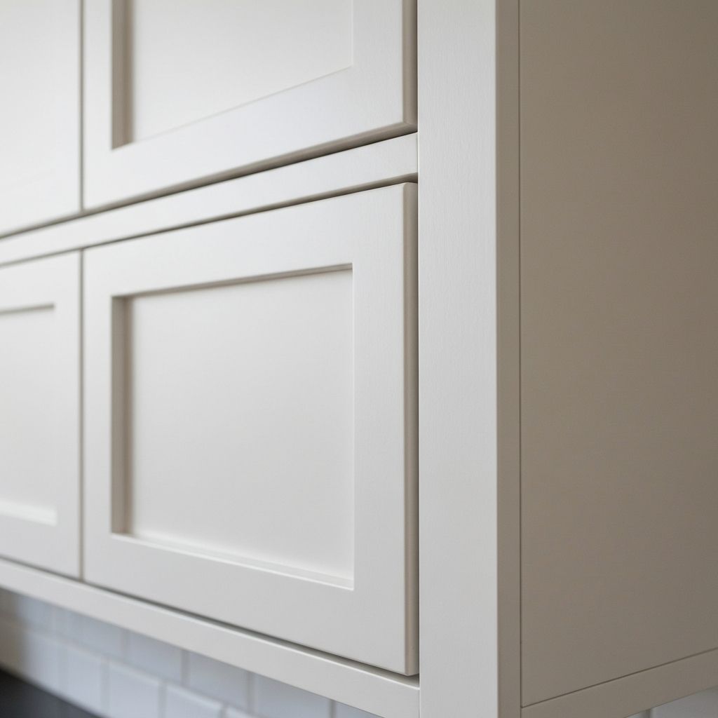 Custom cabinet detail showing craftsmanship